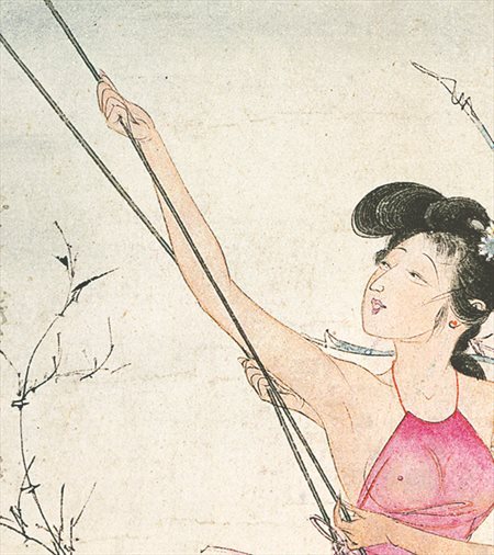 青秀-胡也佛的仕女画和最知名的金瓶梅秘戏图